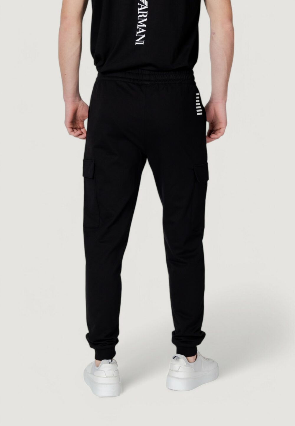 Pantaloni sportivi EA7  Nero - Foto 4