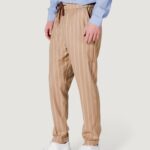 Pantaloni tapered Gianni Lupo  Beige - Foto 2