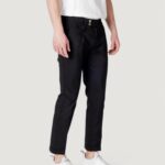 Pantaloni tapered Gianni Lupo  Nero - Foto 3