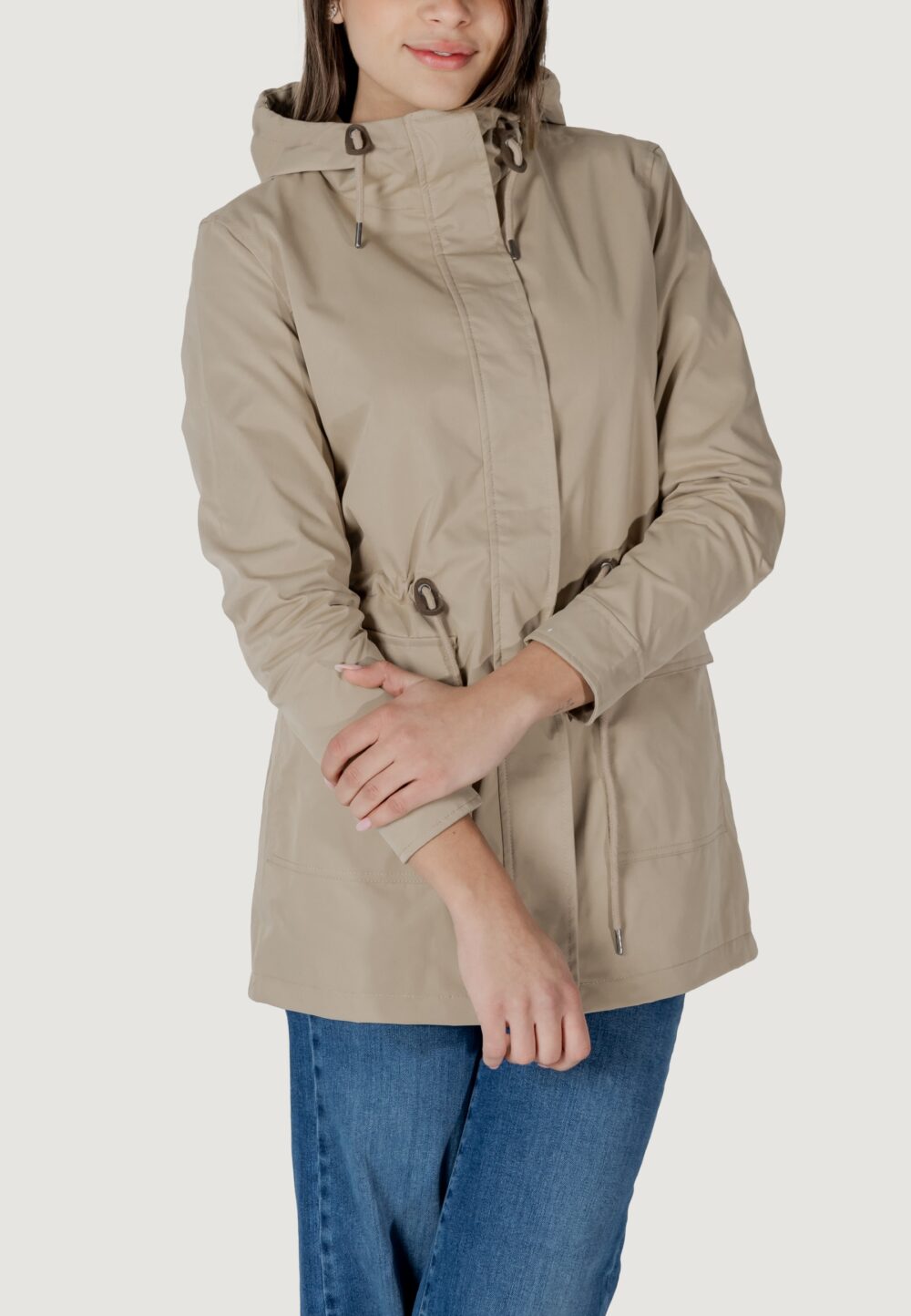 Parka Only ONLLOUISE PARKA CC LIFE OTW Beige - Foto 1