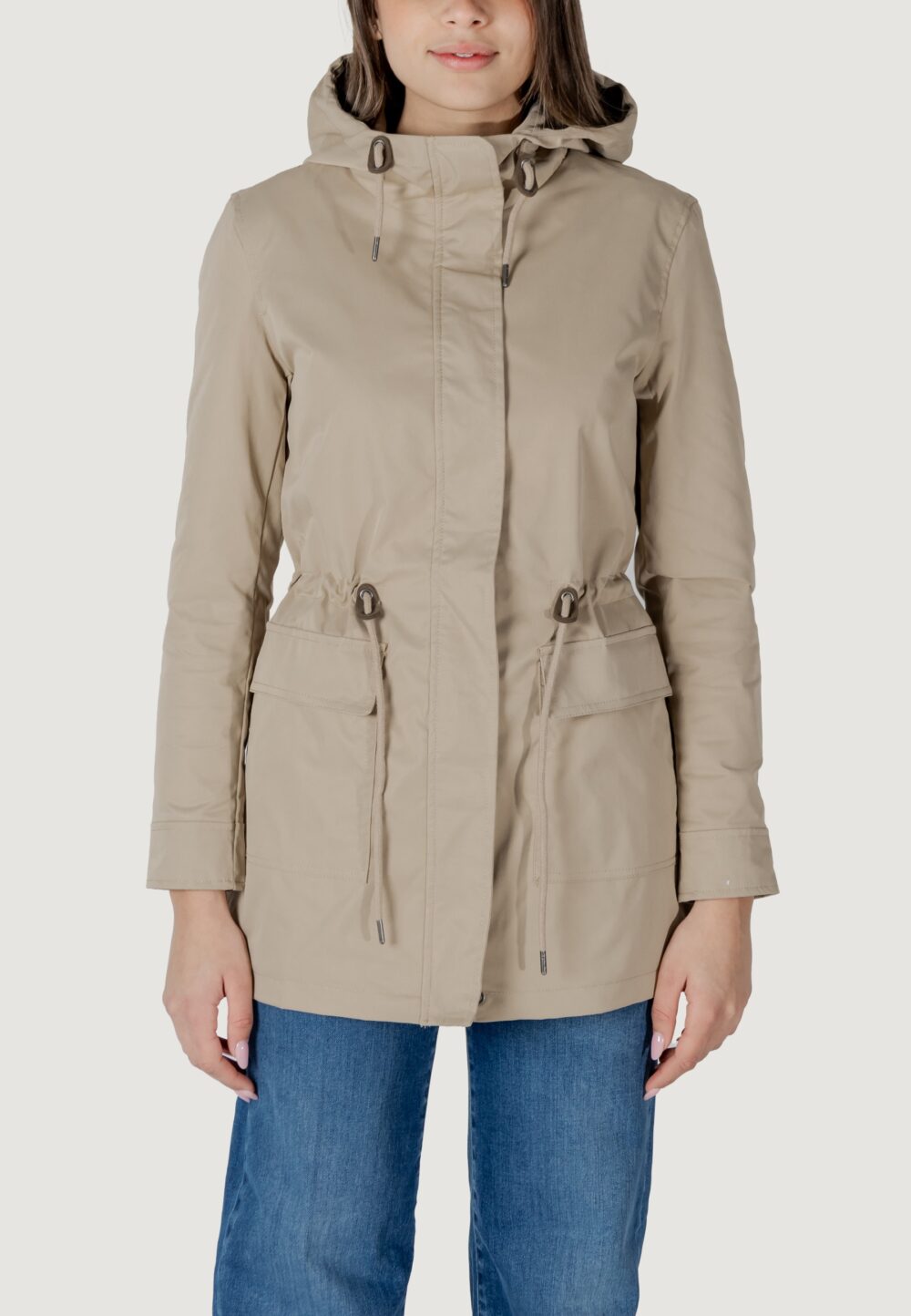 Parka Only ONLLOUISE PARKA CC LIFE OTW Beige - Foto 5