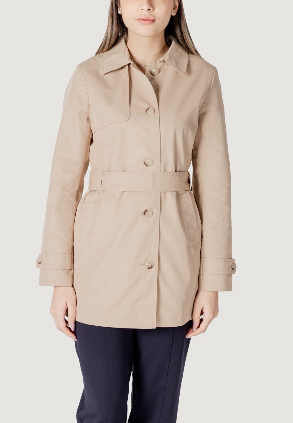 Parka Street One Mid Lenght Trenchcoat Beige - Foto 5