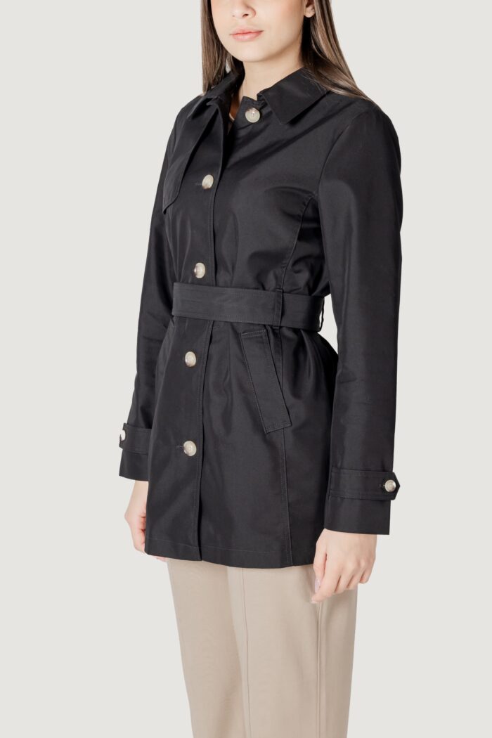 Parka Street One Mid Lenght Trenchcoat Nero