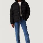 Piumino Calvin Klein Jeans CHENILLE PUFFER Nero - Foto 3