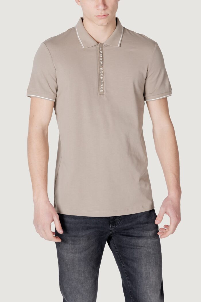 Polo manica corta Armani Exchange  Beige scuro