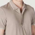 Polo manica corta Armani Exchange  Beige scuro - Foto 2