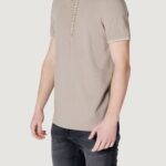 Polo manica corta Armani Exchange  Beige scuro - Foto 3