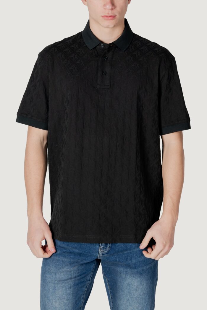 Polo manica corta Armani Exchange  Nero