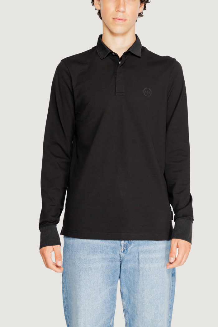 Polo manica lunga Armani Exchange  Nero – 8NZF79 ZJ81Z