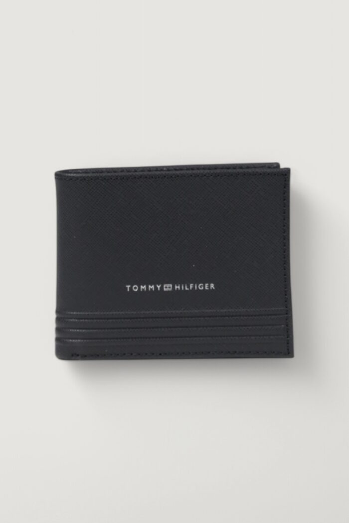 Portafoglio senza portamonete Tommy Hilfiger TH BUSINESS MINI CC WALLET Nero