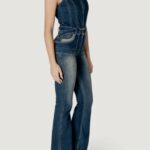 Salopette pantaloni Desigual DENIM_CARRINGTON Blue Denim Scuro - Foto 3