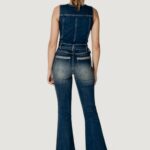 Salopette pantaloni Desigual DENIM_CARRINGTON Blue Denim Scuro - Foto 4