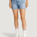 Shorts Tommy Hilfiger Jeans MOM BI0112 Denim chiaro - Foto 1