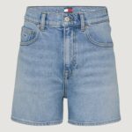 Shorts Tommy Hilfiger Jeans MOM BI0112 Denim chiaro - Foto 5