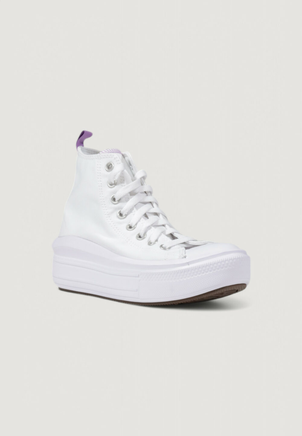 Sneakers Converse CHUCK TAYLOR ALL STAR MOVE Bianco - Viola - Foto 2