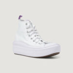 Sneakers Converse CHUCK TAYLOR ALL STAR MOVE Bianco - Viola - Foto 2