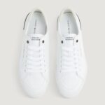 Sneakers Tommy Hilfiger CORE CORPORATE VULCANO Bianco - Foto 4