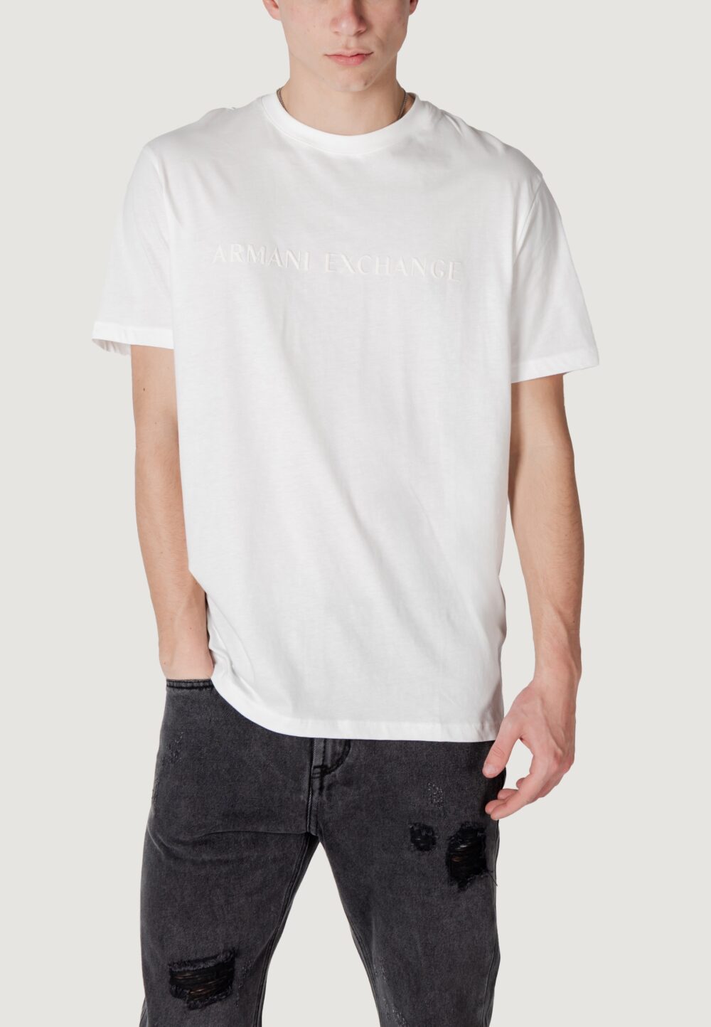 T-shirt Armani Exchange  Bianco - Foto 1