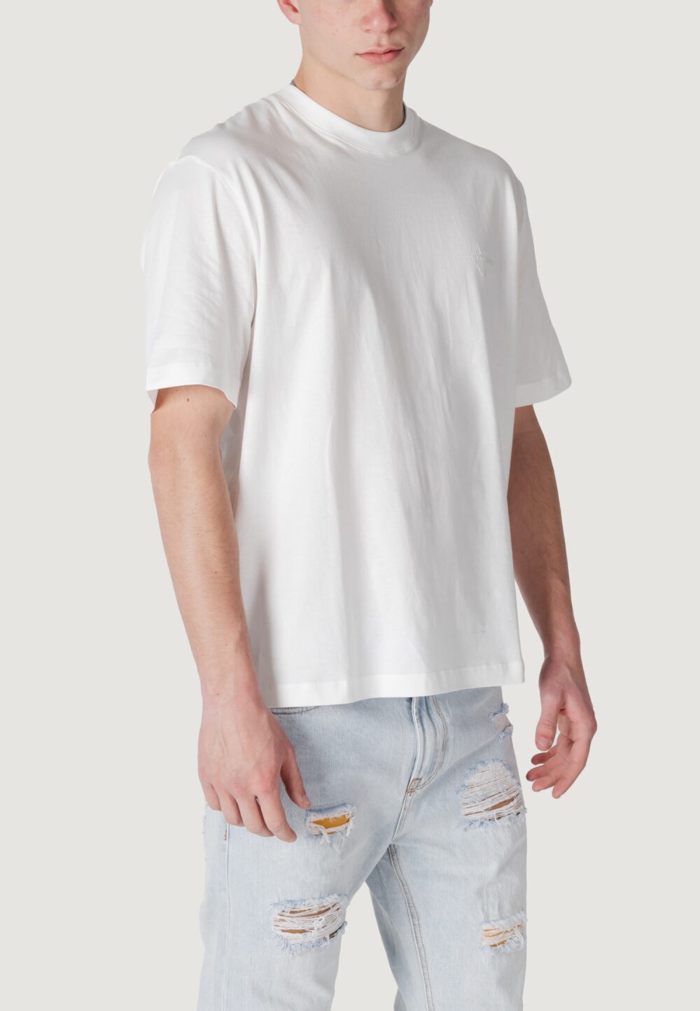 T-shirt Armani Exchange  Bianco - Foto 3