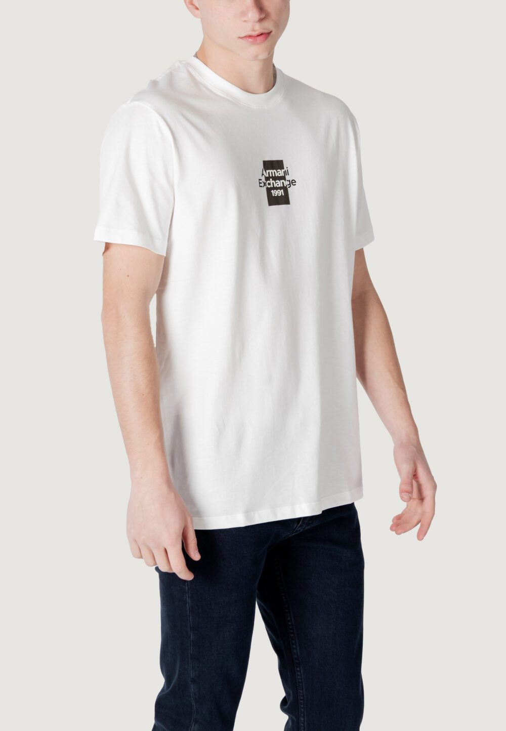 T-shirt Armani Exchange  Bianco - Foto 3