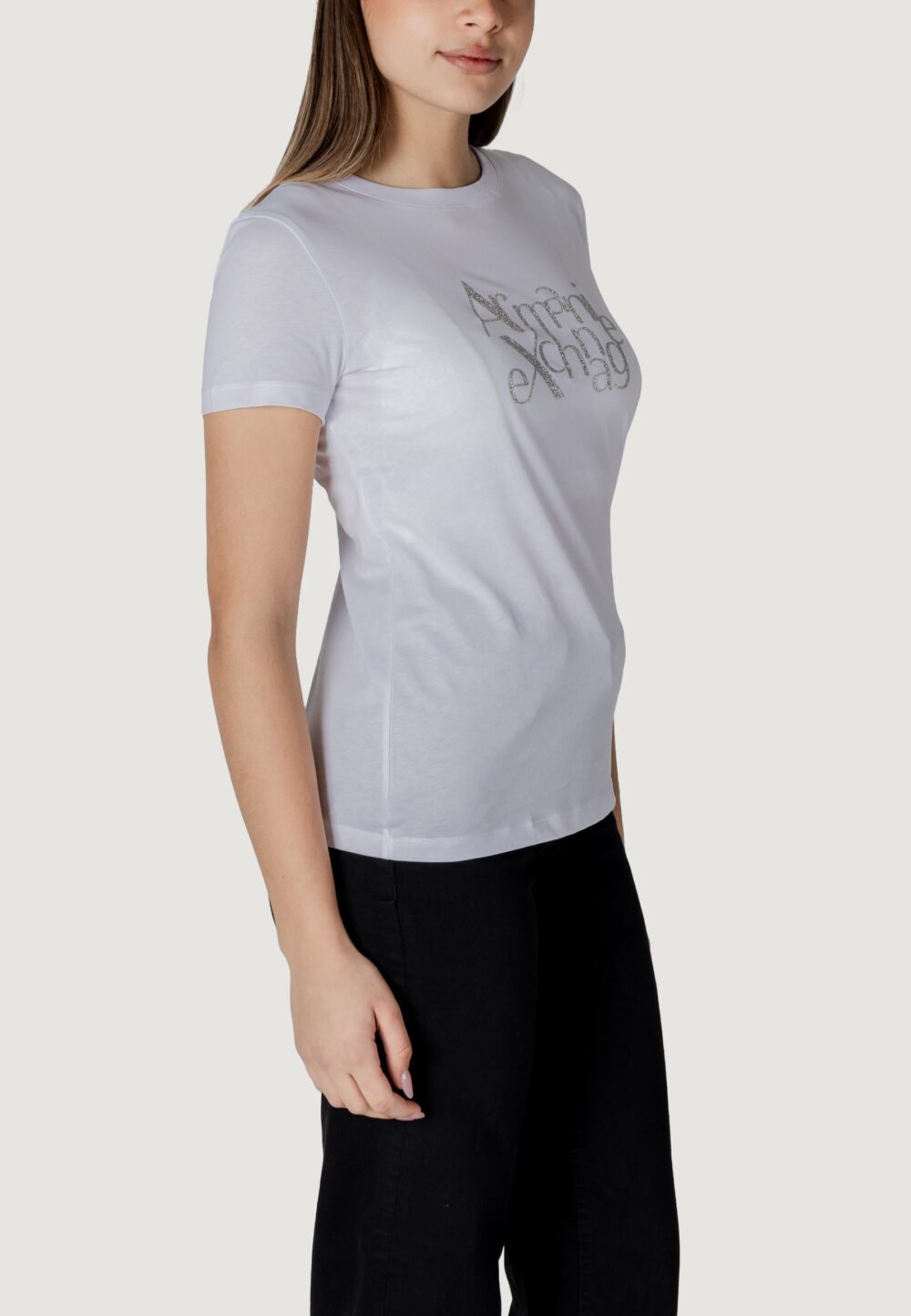 T-shirt Armani Exchange  Bianco - Foto 4