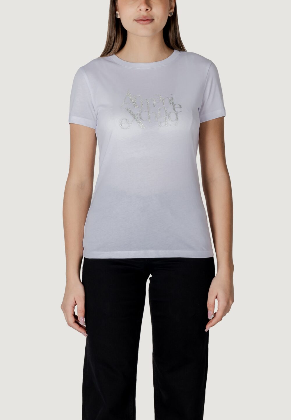 T-shirt Armani Exchange  Bianco - Foto 5