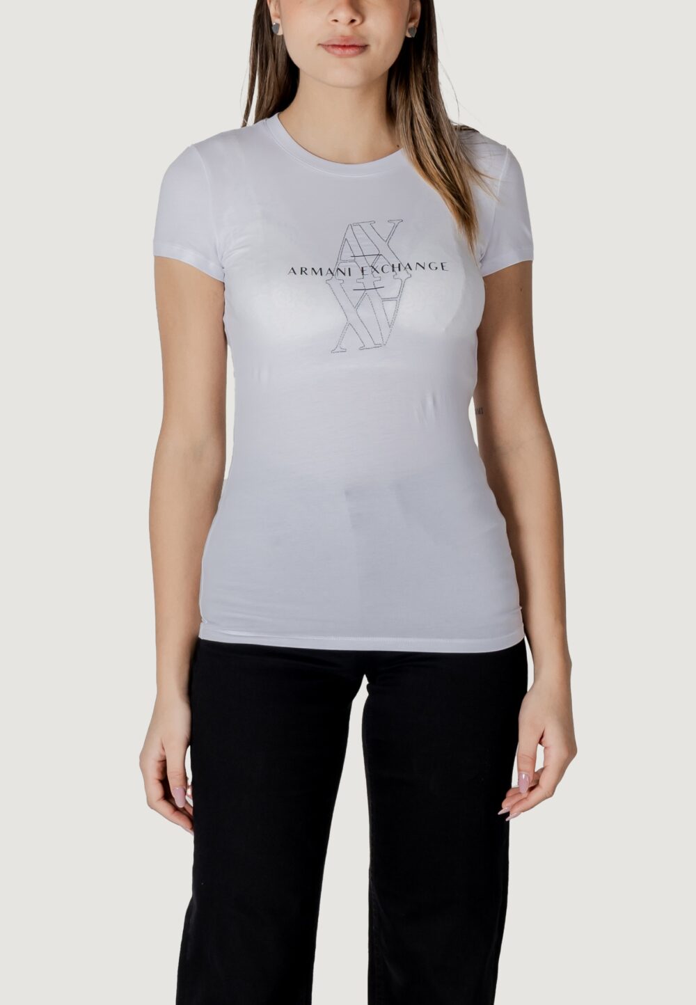 T-shirt Armani Exchange  Bianco - Foto 5