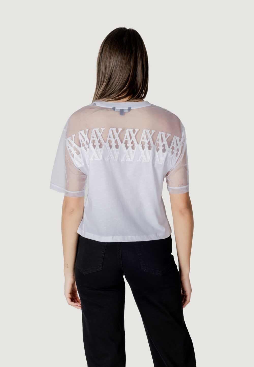 T-shirt Armani Exchange  Bianco - Foto 4