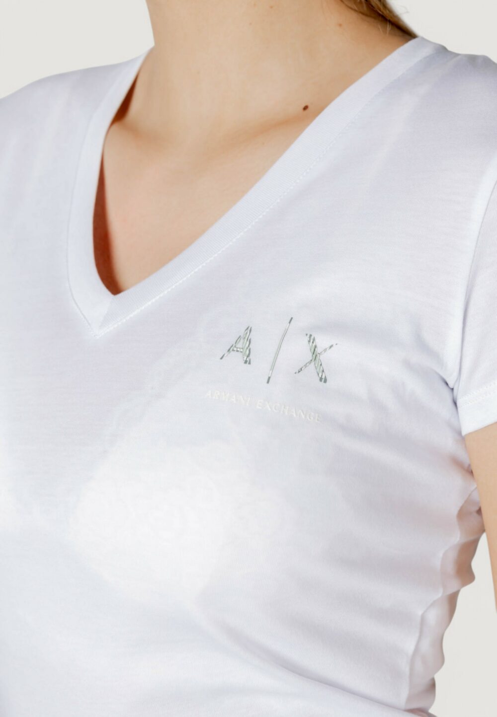 T-shirt Armani Exchange  Bianco - Foto 2