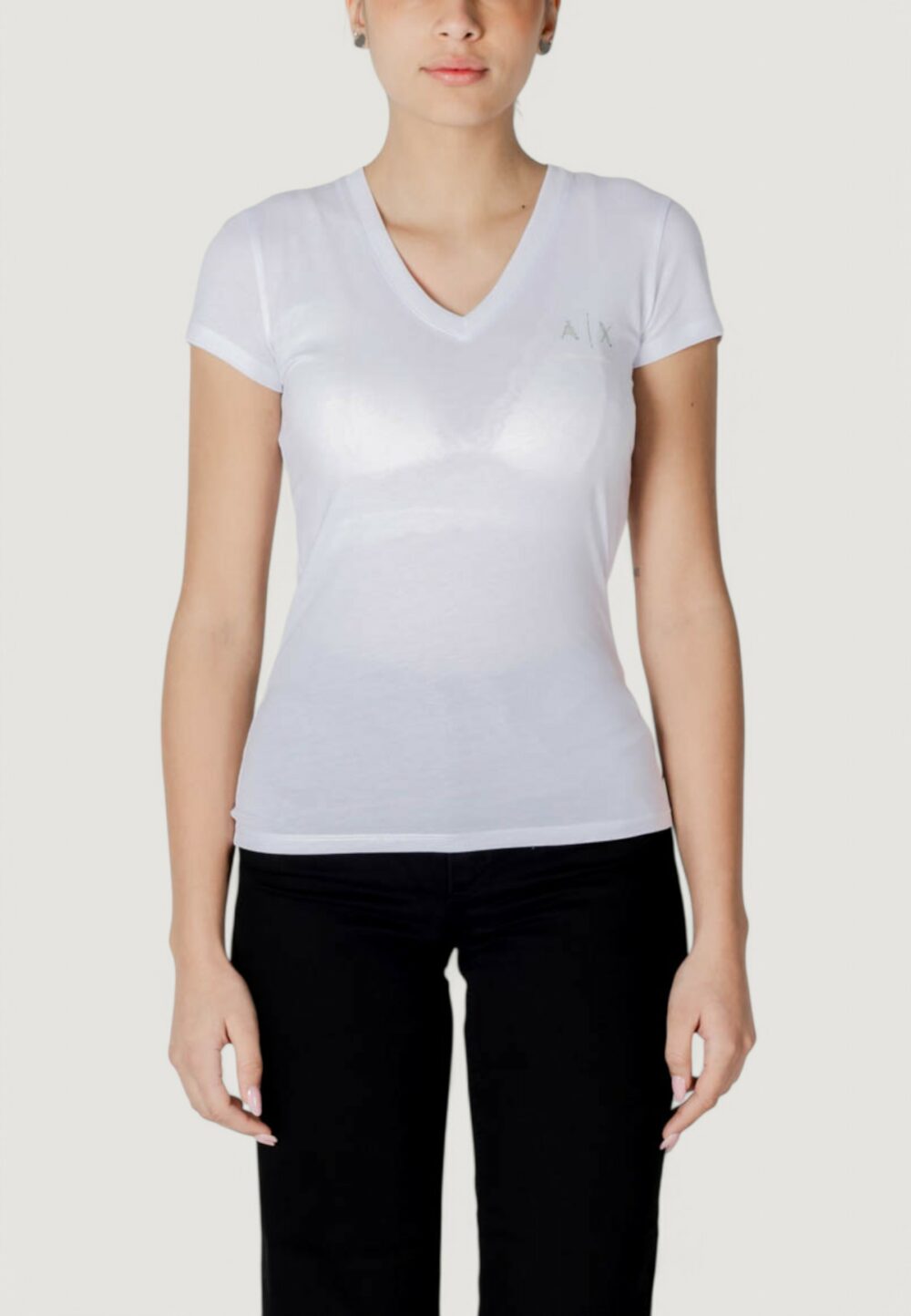 T-shirt Armani Exchange  Bianco - Foto 5