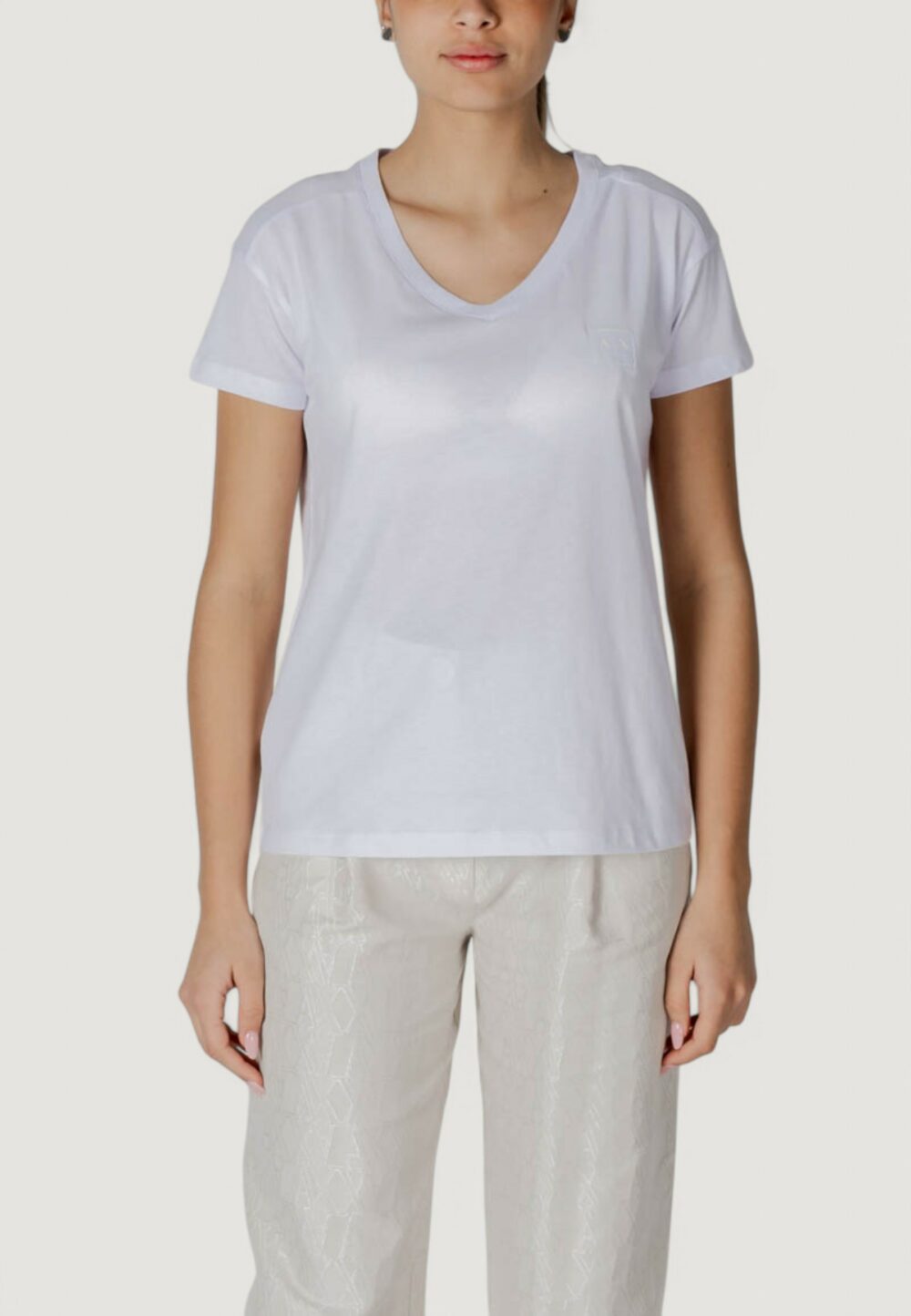 T-shirt Armani Exchange  Bianco - Foto 3