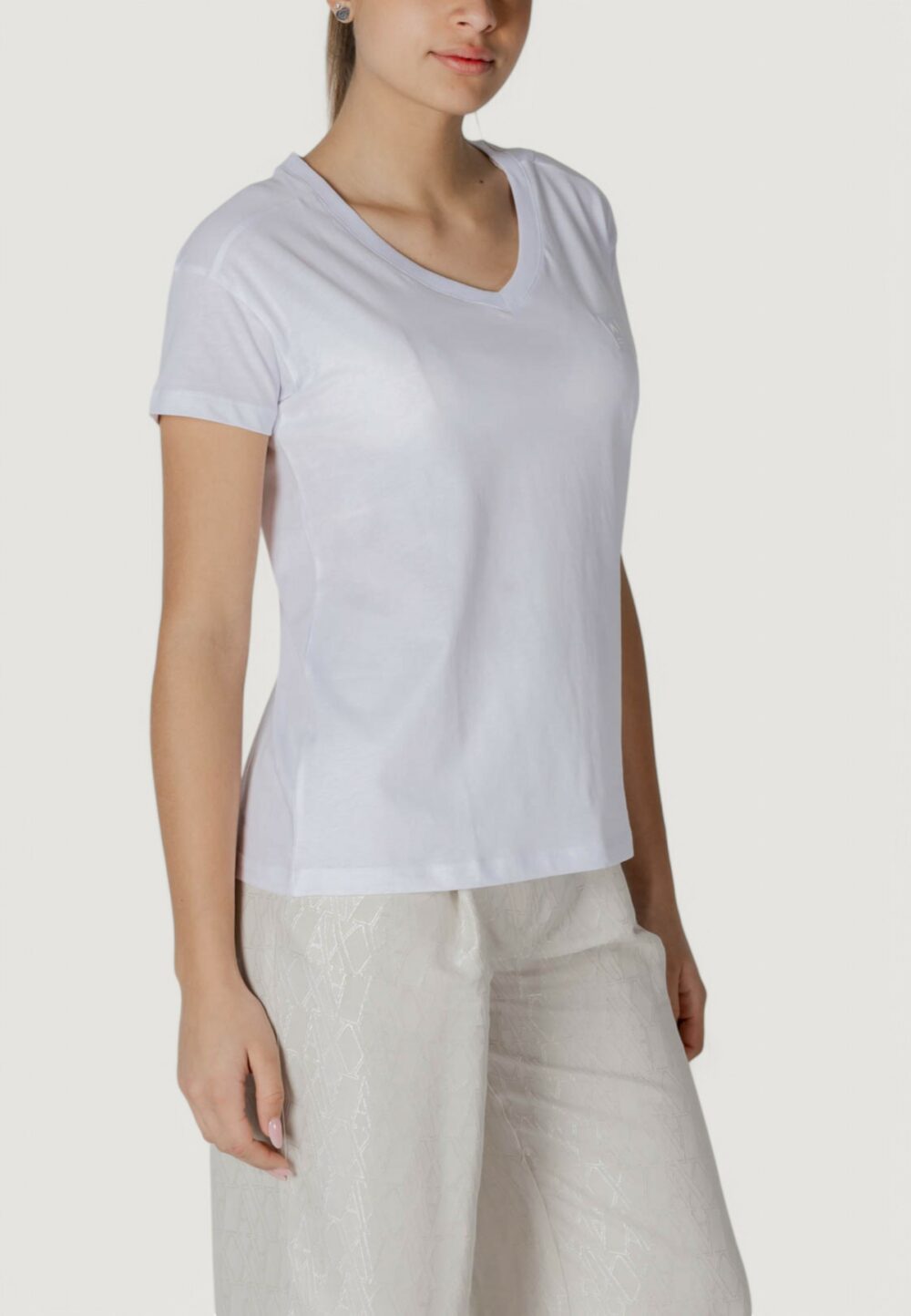 T-shirt Armani Exchange  Bianco - Foto 4