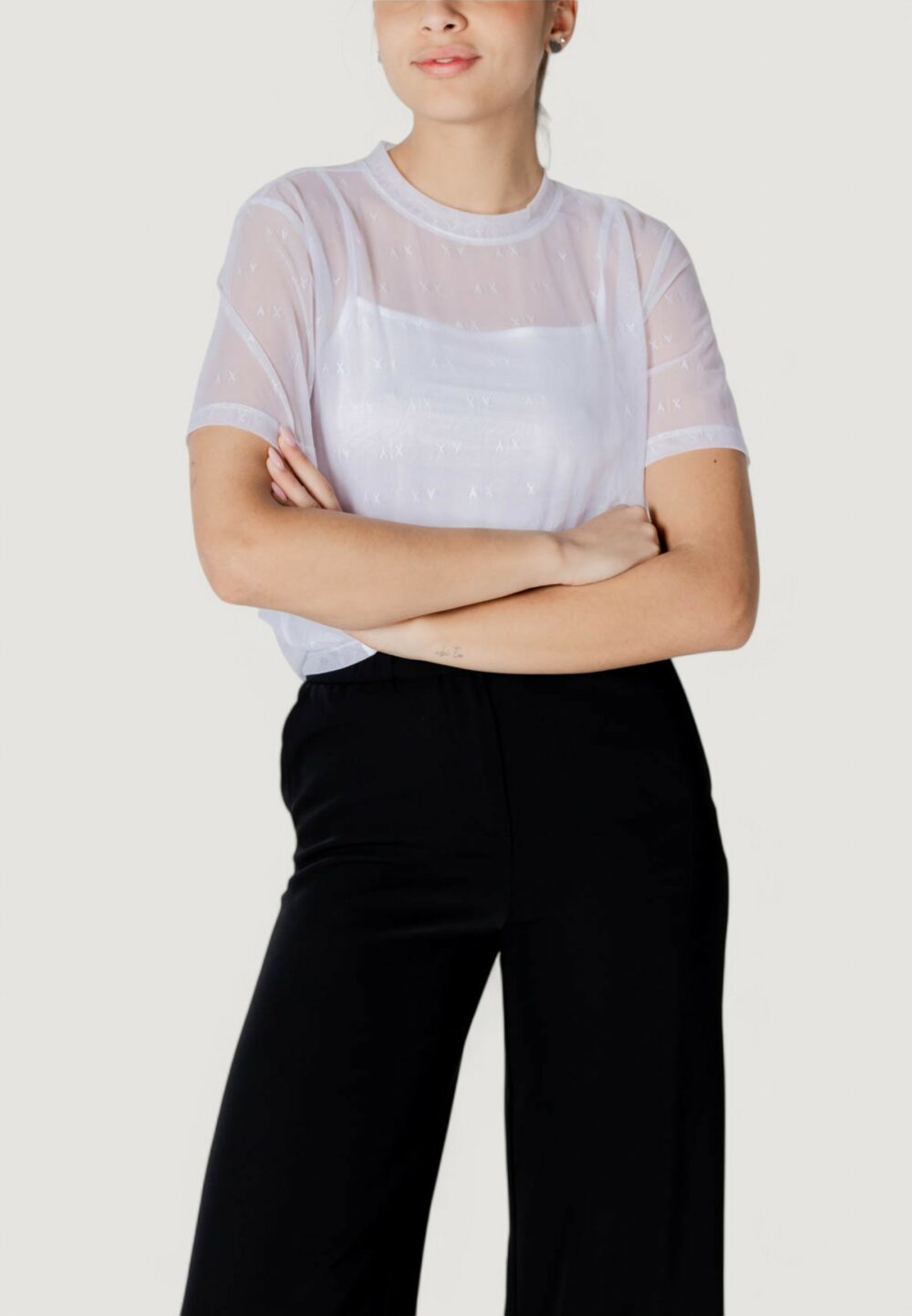 T-shirt Armani Exchange  Bianco - Foto 1