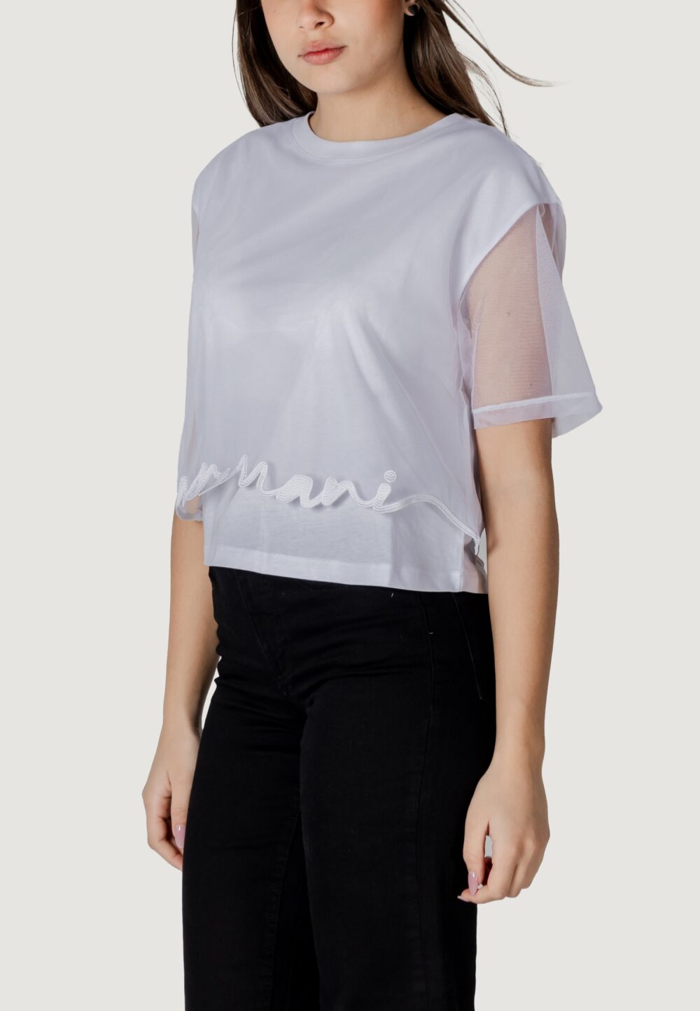 T-shirt Armani Exchange  Bianco - Foto 2