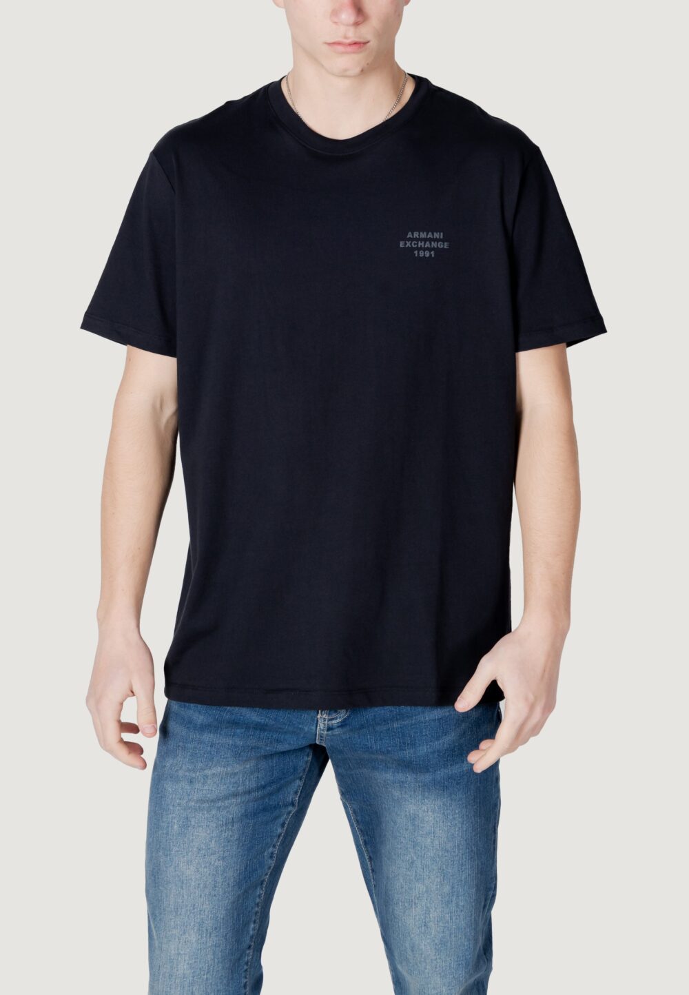 T-shirt Armani Exchange  Blu - Foto 2