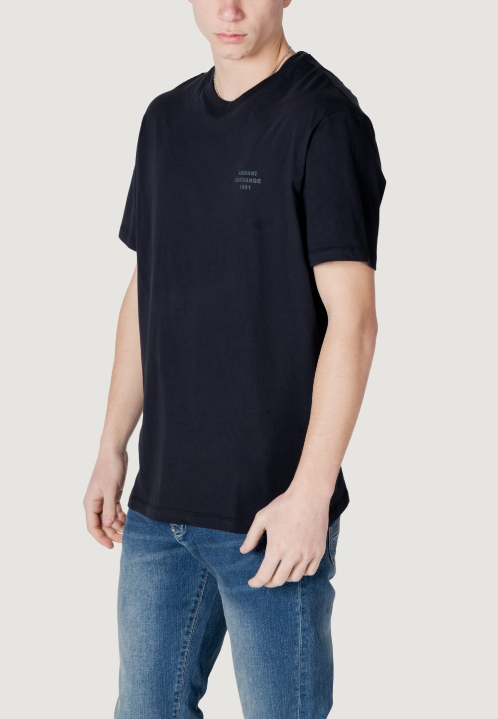 T-shirt Armani Exchange  Blu - Foto 3