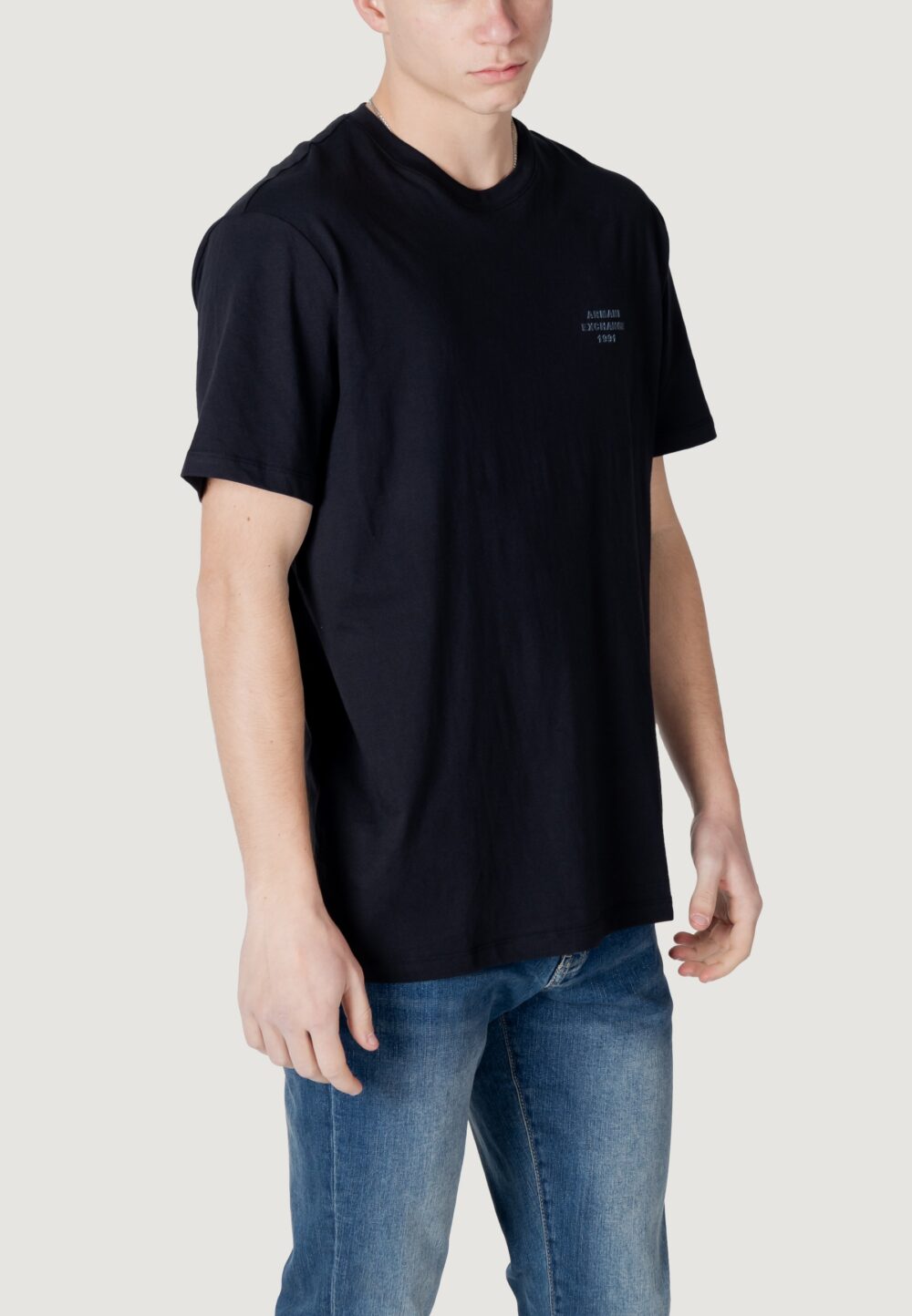 T-shirt Armani Exchange  Blu - Foto 4