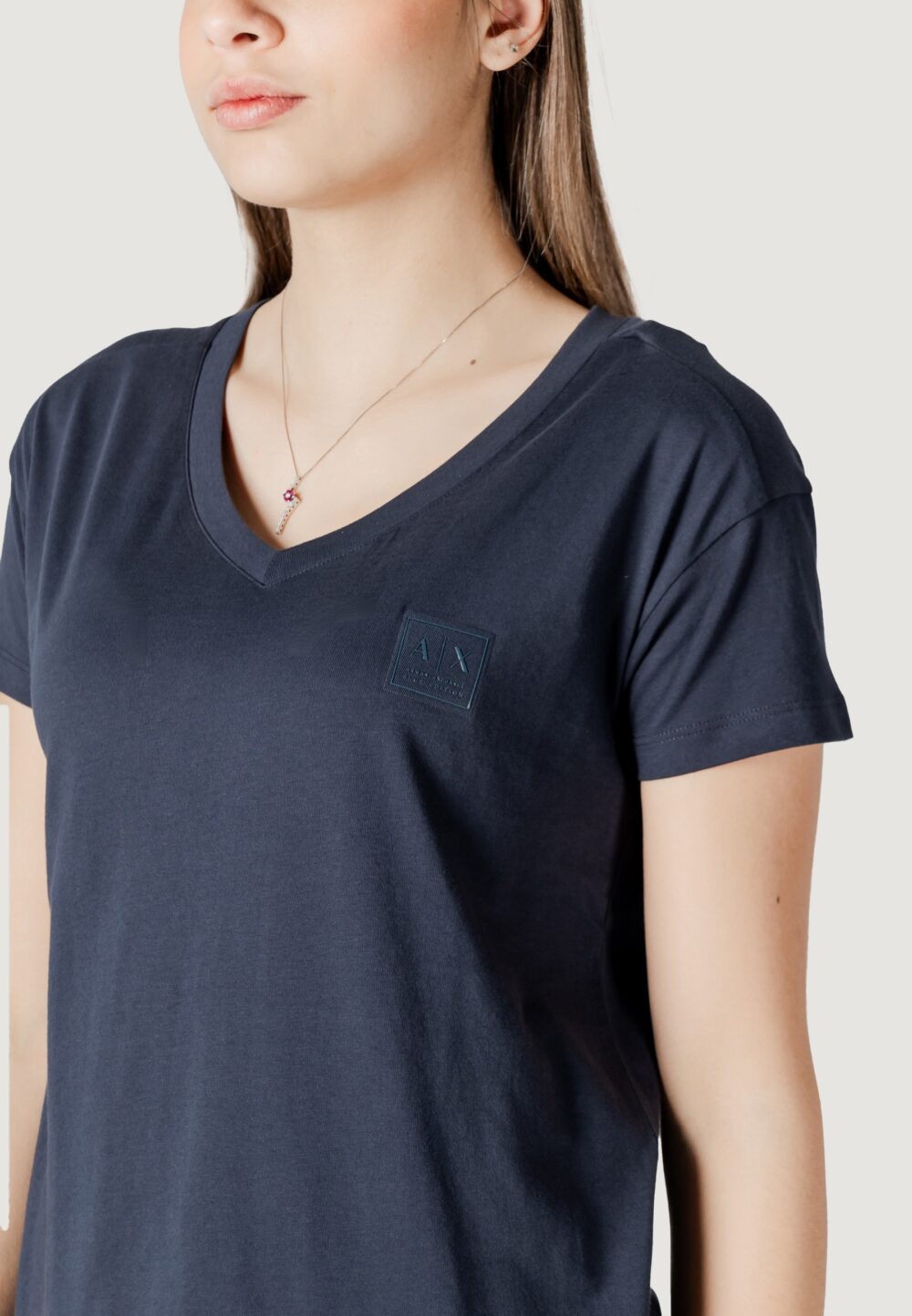 T-shirt Armani Exchange  Blu - Foto 2