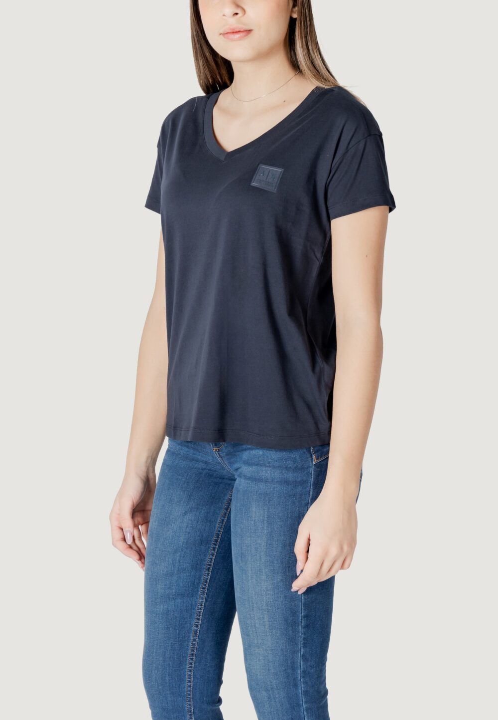 T-shirt Armani Exchange  Blu - Foto 4