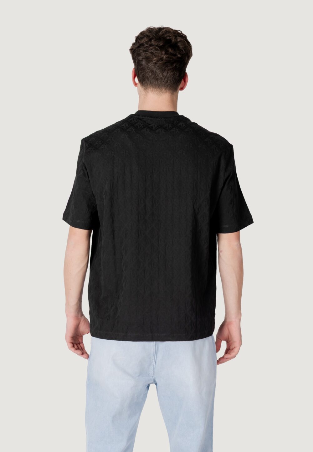 T-shirt Armani Exchange  Nero - Foto 5