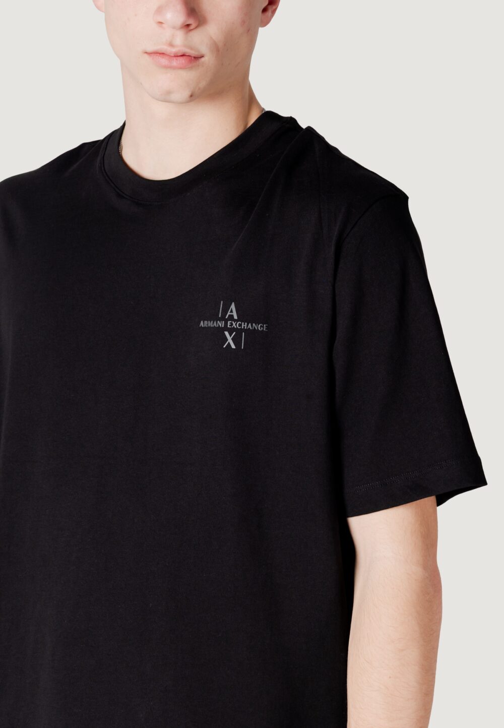 T-shirt Armani Exchange  Nero - Foto 2