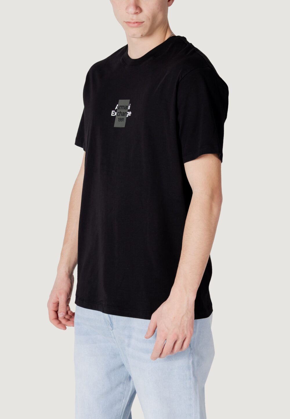 T-shirt Armani Exchange  Nero - Foto 3