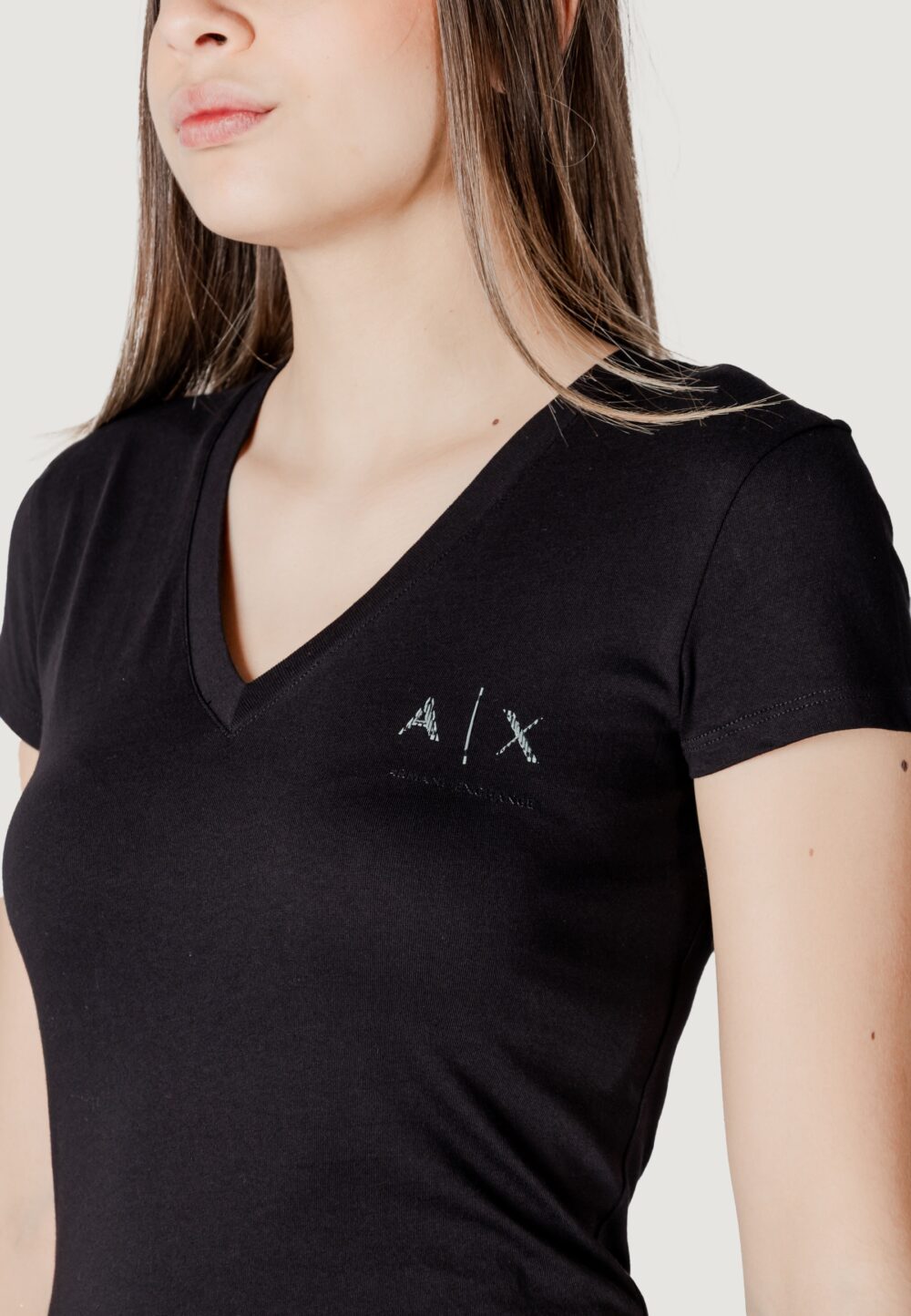 T-shirt Armani Exchange  Nero - Foto 2