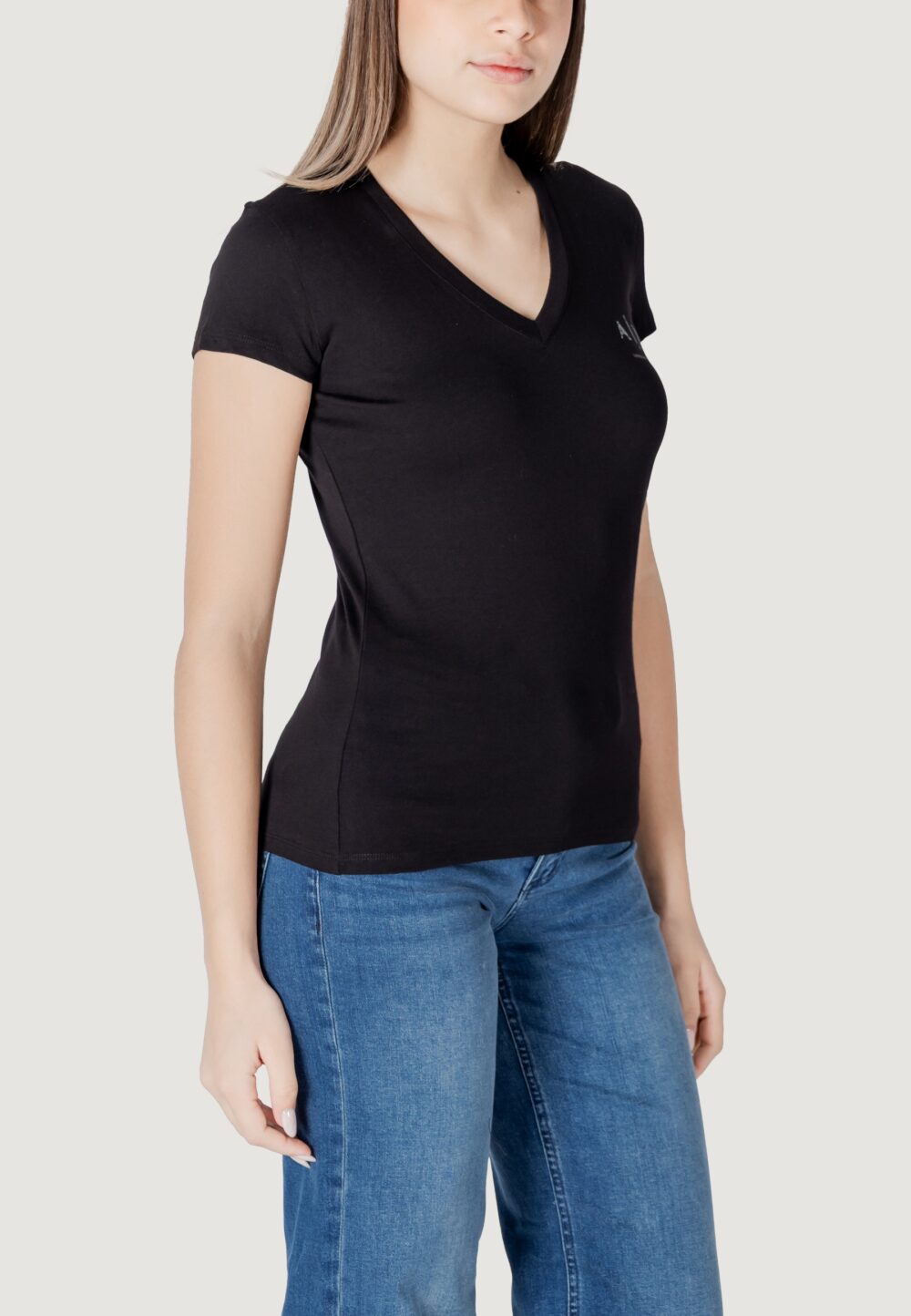 T-shirt Armani Exchange  Nero - Foto 3