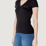 T-shirt Armani Exchange  Nero - Foto 4