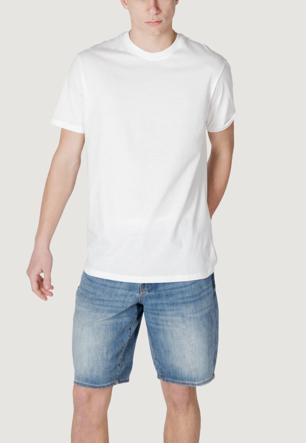 T-shirt Armani Exchange  Panna - Foto 1