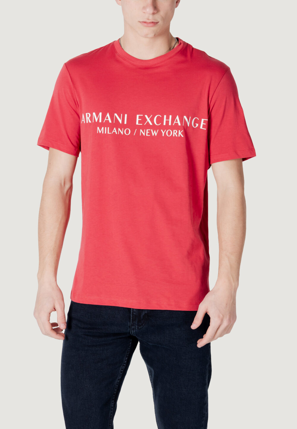 T-shirt Armani Exchange  Rosso - Foto 1