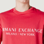 T-shirt Armani Exchange  Rosso - Foto 2