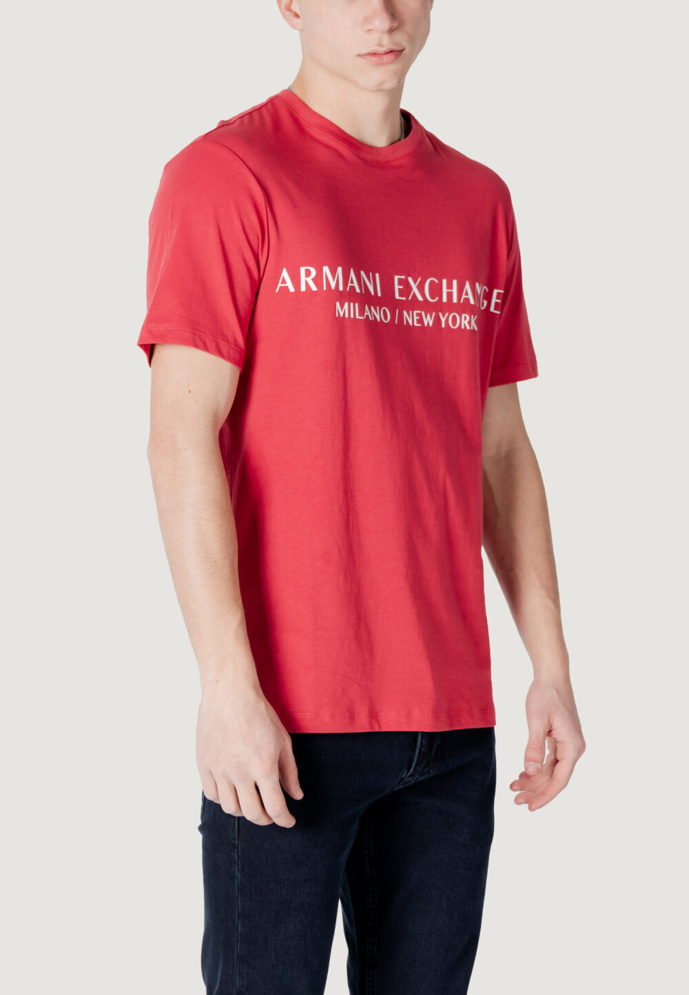 T-shirt Armani Exchange  Rosso - Foto 3