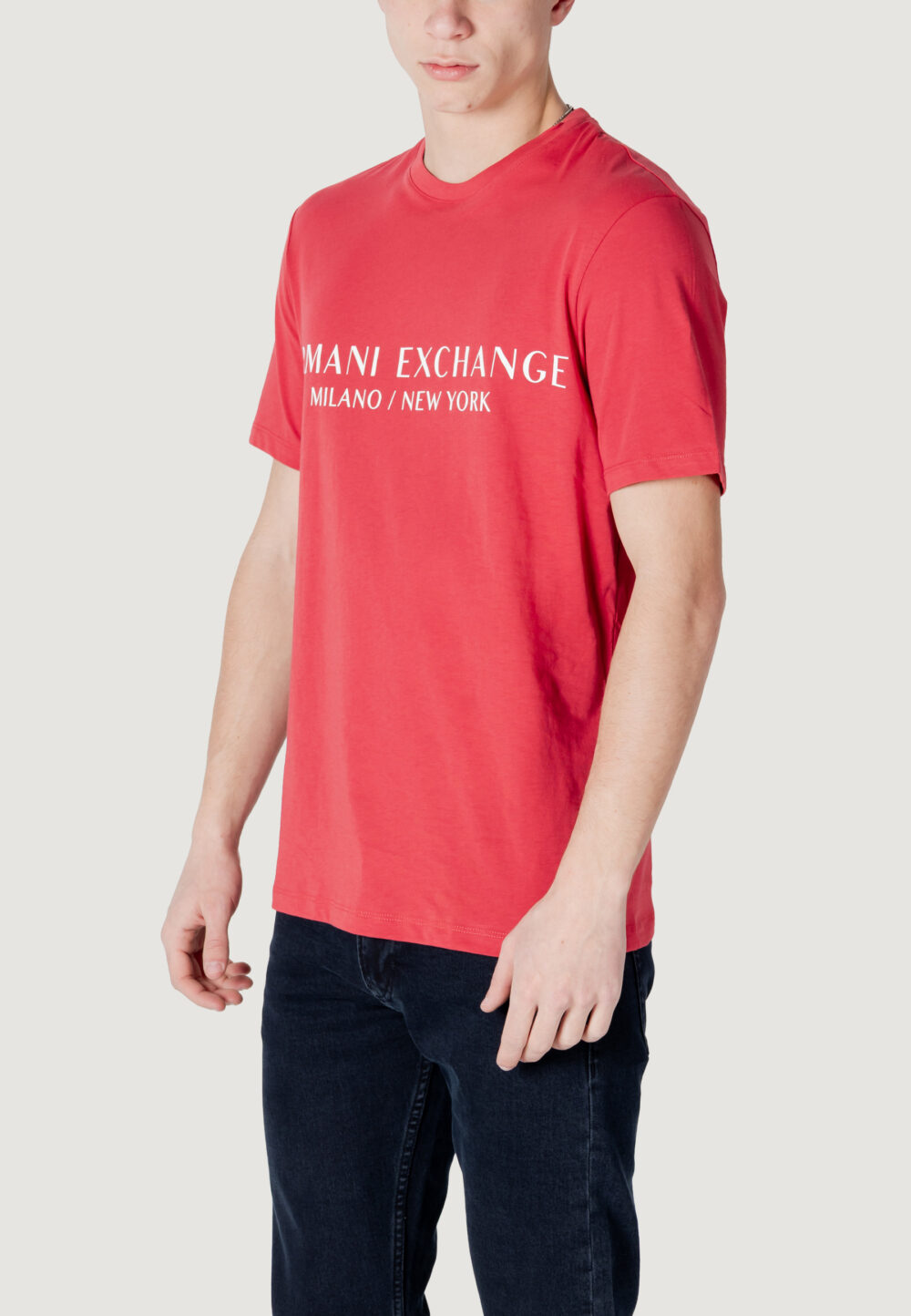 T-shirt Armani Exchange  Rosso - Foto 4